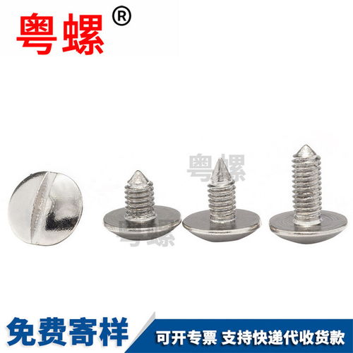 深圳一字大扁头螺栓与扁圆头螺钉 应用与特点解析