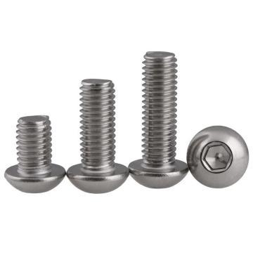 东明ISO7380内六角盘头螺钉,M8-1.25&times;50,不锈钢316,强度A4-70,50个/包 .